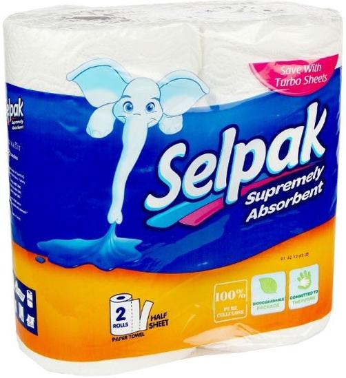 2 Essui Tout Super Absorbants Selpak