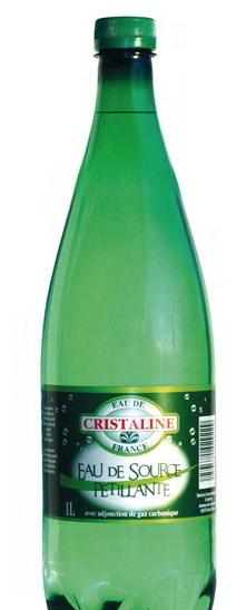 Eau de Source Gazeuse Cristaline 1L*10