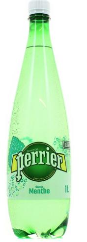 Eau Minérale Naturelle Gazéifiée Arôme Naturel De La  Menthe Perrier  1L*10