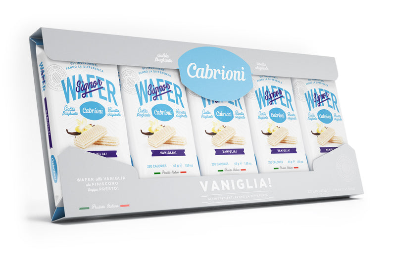GAUFRETTE VANILLE CABRIONI 45G 120 (6x20)