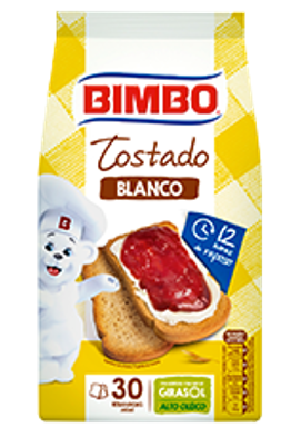 PAIN GRILLÉ NATURE TOSTADO BLANCO Bimbo 270G *10