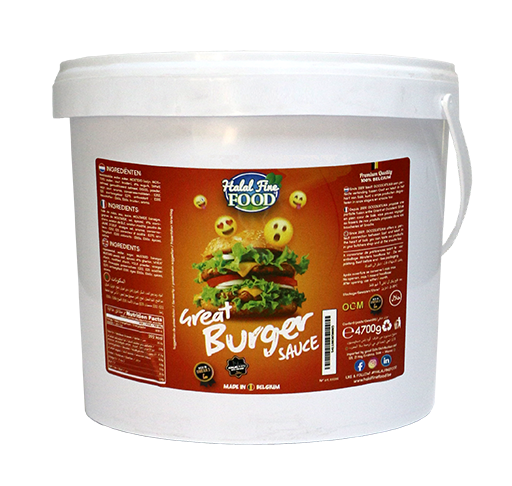 SAUCE BURGER HALAL FINE FOOD GoodEats 4700 ML*10