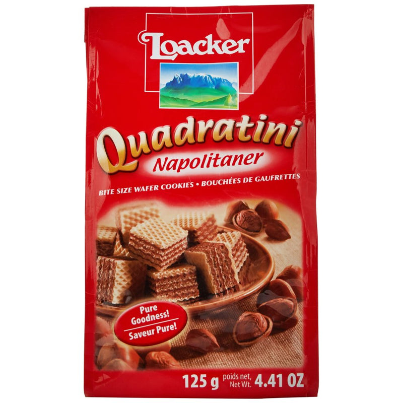 QUADRATINI NAPOLITAN LOACKER 125G  X 12