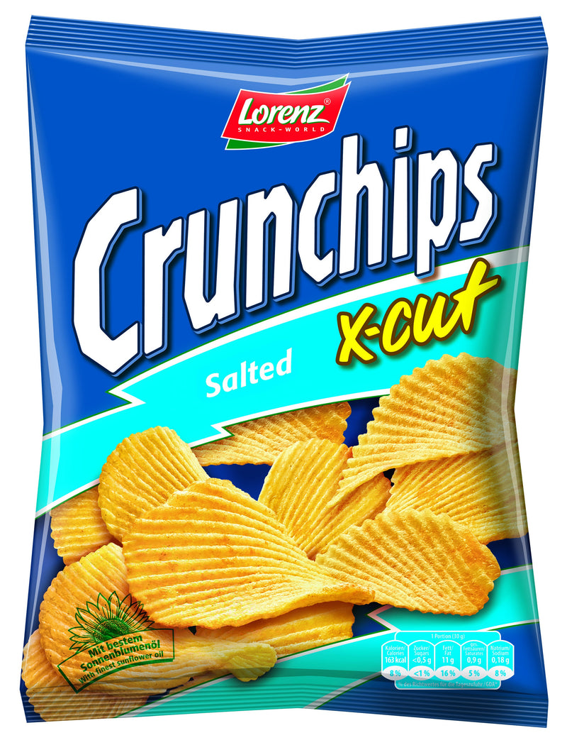 CRUNCHIPS X-CUT SALT 150G *20