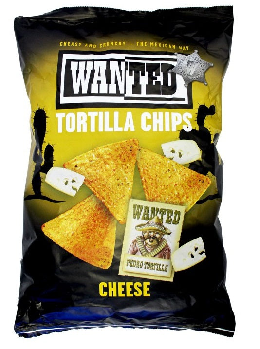 TORTILLA CHIPS CHEESE WANTED 200G X 10