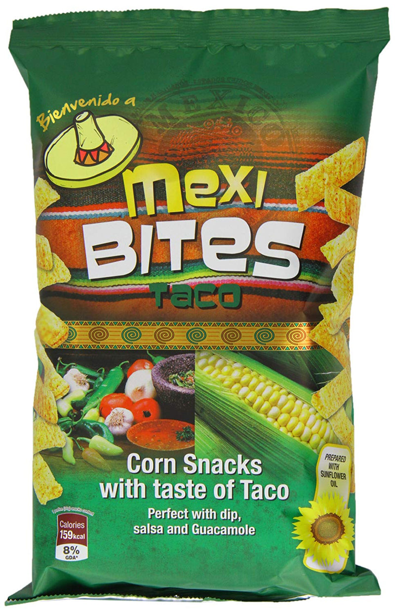CORN SNACK TACO  MEXI BITE 125G X 12