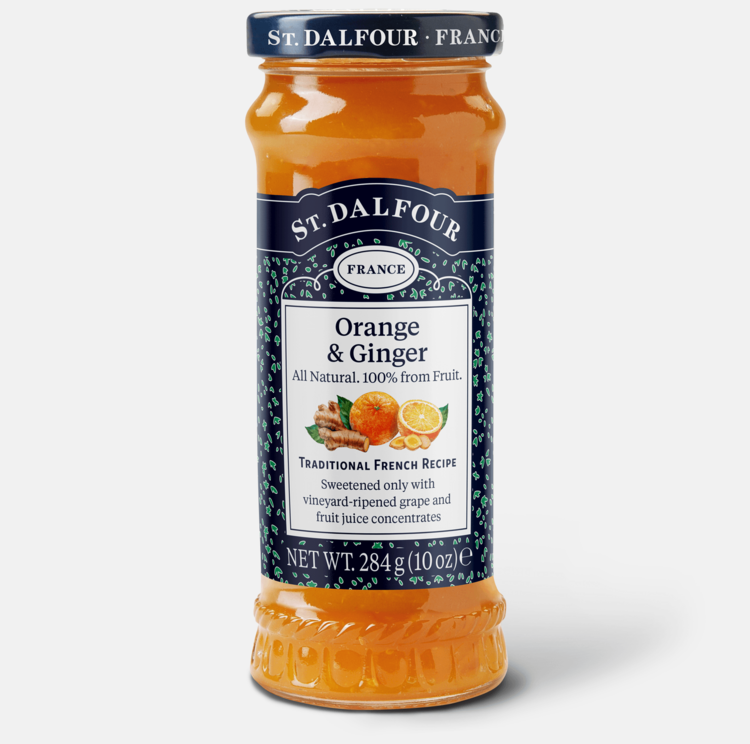 SAINT DALFOUR ORANGE & GINGEMBRE SANS SUCRE 284 G *24