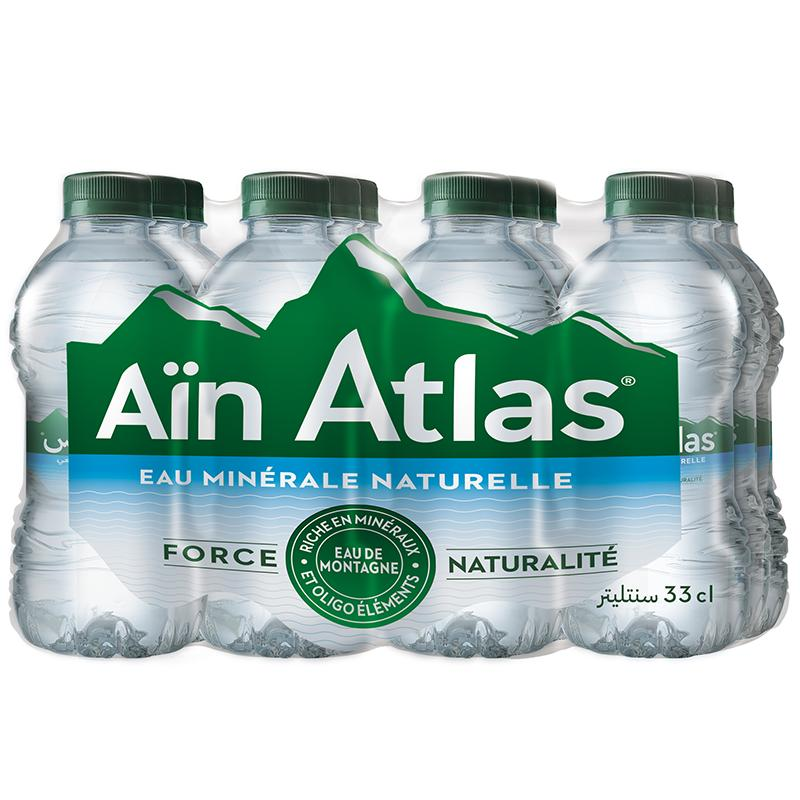 Eau Minérale Naturelle Ain Atlas 12 x 33 CL*10