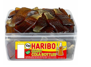 HARIBO BIG COLA BOTTLES 1KG (SCJ-104/1)*1