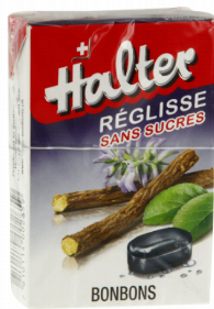 HALTER REGLISSE SANS SUCRE 40 G*16