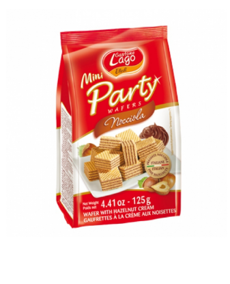 MINI PARTY GAUFRETTES NOISETTES BAG 125G*12