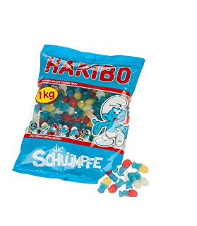 HARIBO VRAC (TURQUIE) SMURF 1KG*1