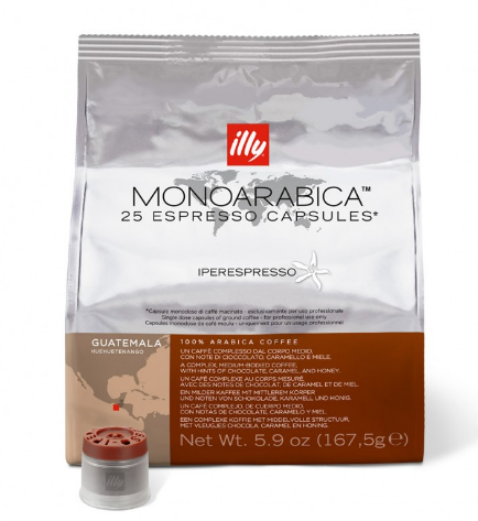 CAFE ESPRESSO CAPSULE ILLY IPSO PROF MONOARABICA 25 *6