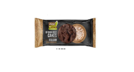 BROWN RICE CAKE DARK BELG CHOCO 90G RICE UP 0156 SS GLUTEN*24