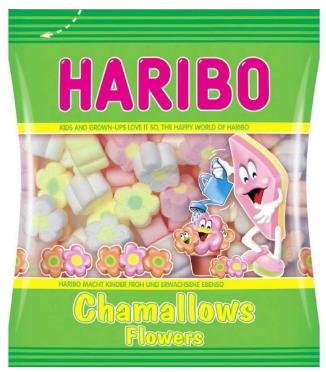 HARIBO CHAMALLOWS FLOWERS 150G*24