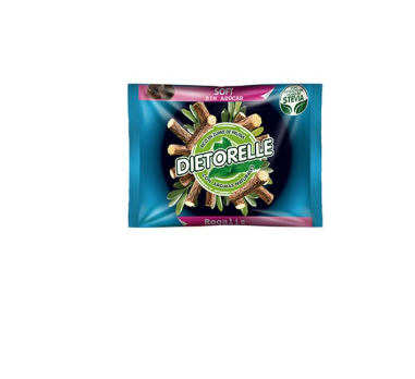 DIETORELLE REGLISSE SANS SUCRE SACHET 70 G*24