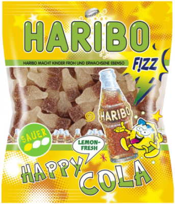 HARIBO FIZZ HAPPY COLA 80G*24