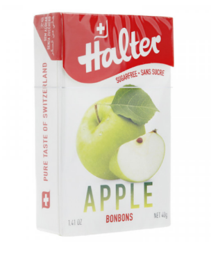 HALTER POMME SANS SUCRE 40 G*16