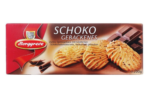 BISC,SPRITZ CHOCO BORGGREVE 2149 200Gr *16