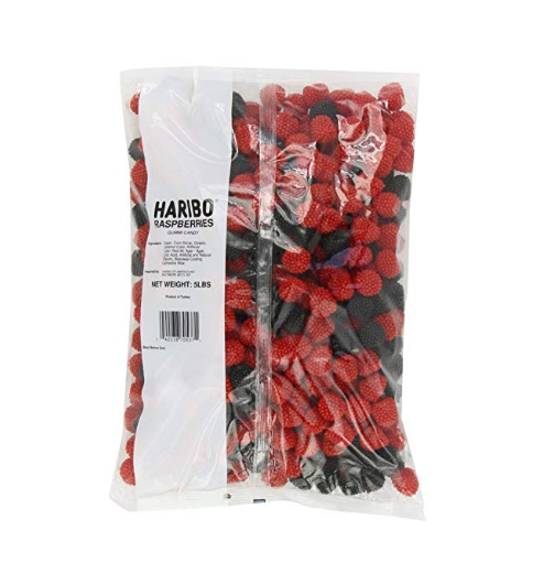 HARIBO VRAC (TURQUIE) SMALL RED RASPBERRIES & BLACKBERRIES 1 KG*1