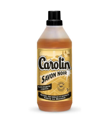 CAROLIN NET SOL SAVON NOIR 1L. *12