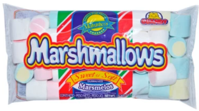 MARHSMALLOWS CORAZONES GUANDY 71G *70