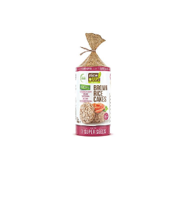 BROWN RICE CAKE 7 SUPER SEEDS 120G RICE UP 0071 SS GLUTEN*12