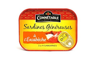 SARDINE GENEREUSE SAUCE ESCABECHE 140G *12