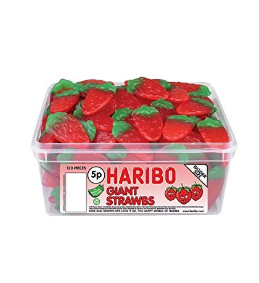HARIBO BIG STRAWBERRY 1KG (J-045)*1