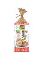 BROWN RICE CAKE HIMALAYAN SALT 120G RICE UP 0026 SS GLUTEN*12