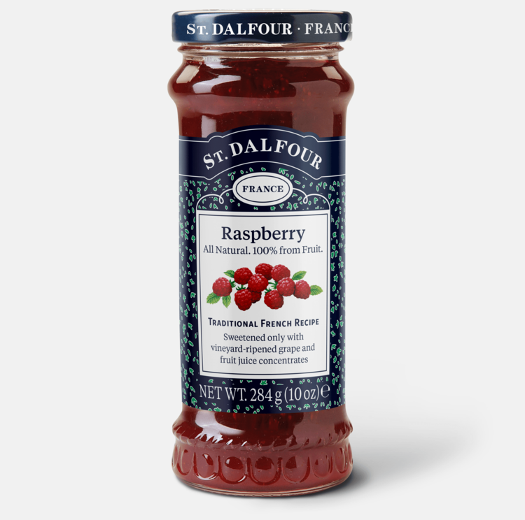 SAINT DALFOUR FRAMBOISES SANS SUCRE 284 G *24