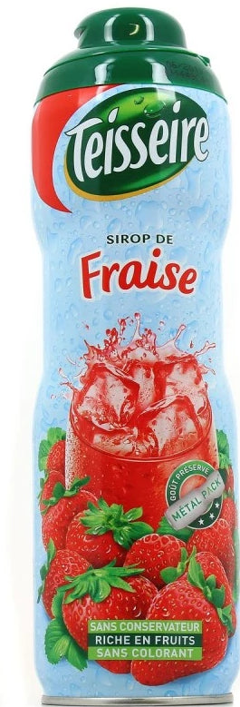 SIROP DE FRAISE 60 CL  Teisseire *6