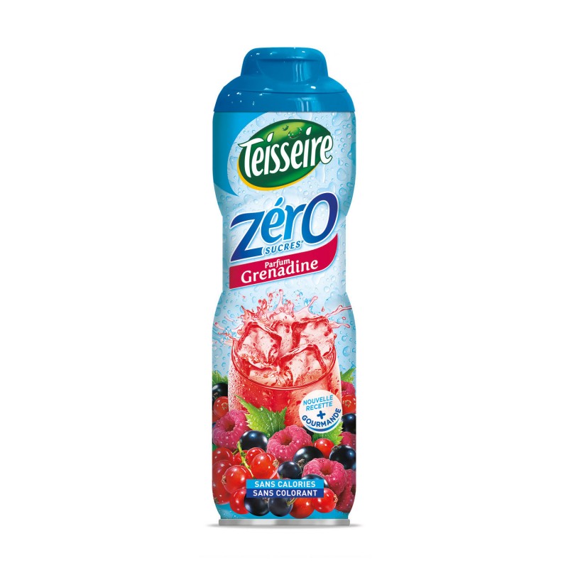 SIROP GRENADINE 0% DE SUCRE 60 CL Teisseire  *6
