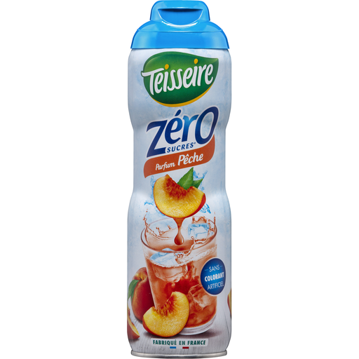 SIROP DE PECHE 0% SUCRE 60 CL  Teisseire  *6