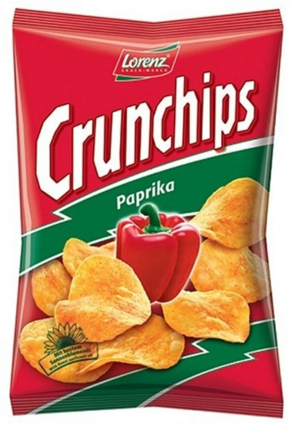 CRUNCHIPS CHIPS PAPRIKA LORENZ 100G * 25