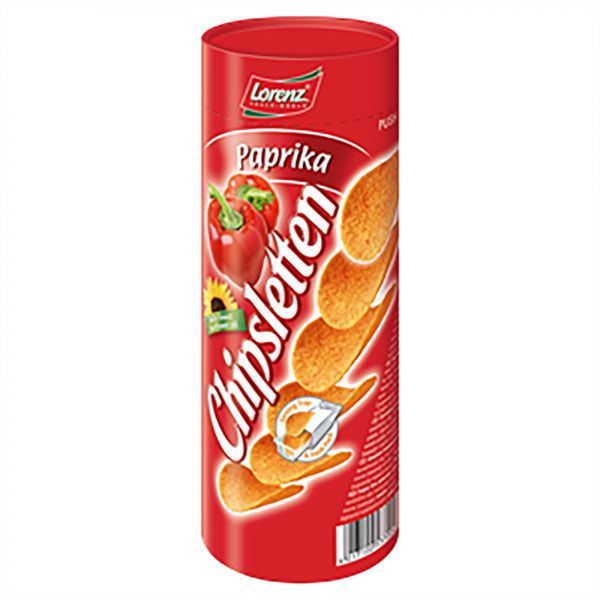 CHIPSLETTEN PAPRIKA LORENZ 100G *15