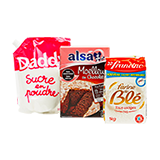 Sucres, farines, préparations gâteaux