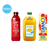 Jus de fruits frais, boissons fraîches