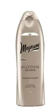 GEL DOUCHE MAGNUM PLATINIUM E 600 ML X14