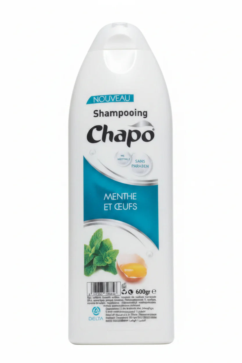 Shampoing Chapo Menthe & Œufs 600g X14