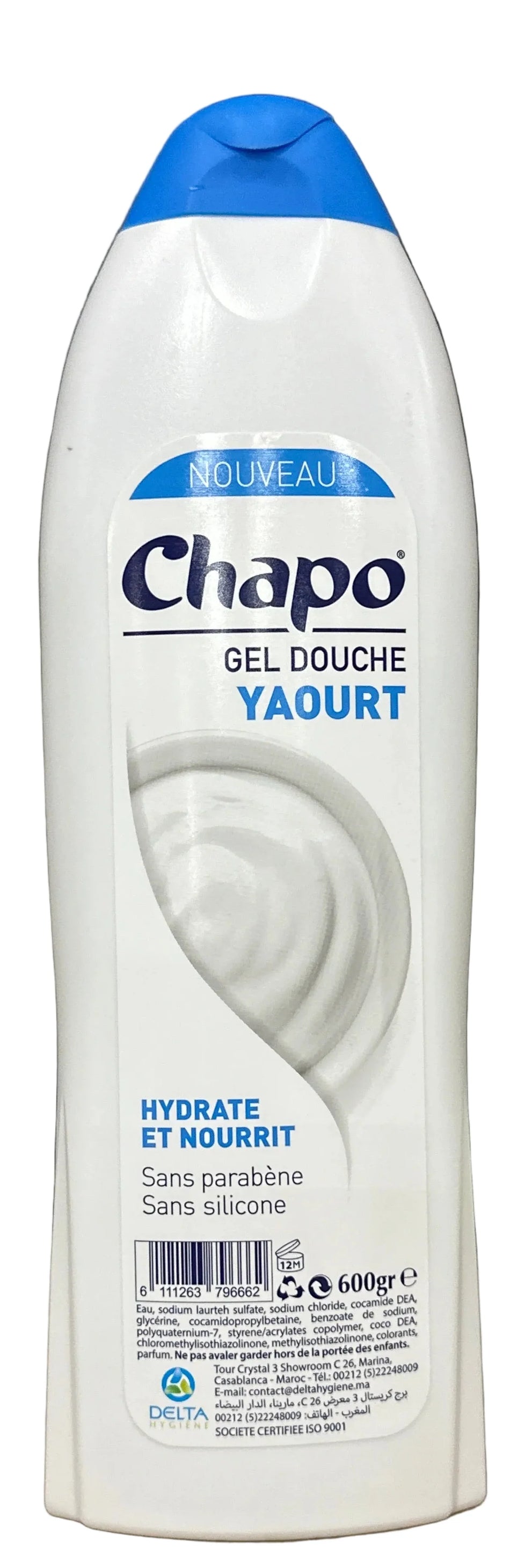 Gel Douche Chapo Yoghurt 600g x14