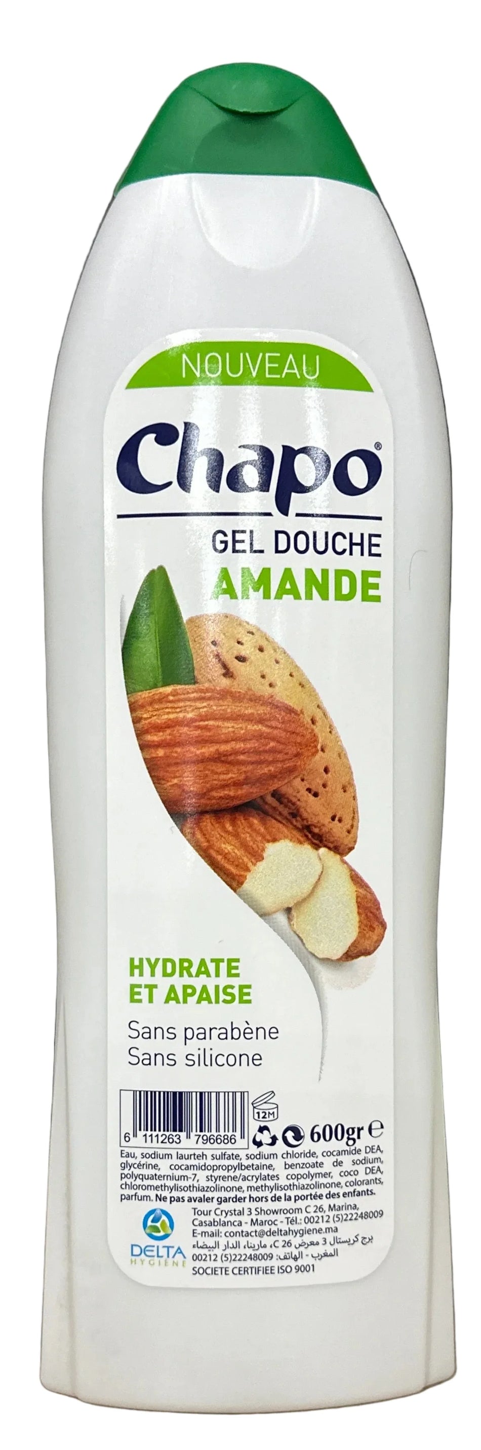 Gel Douche Chapo Amande 600g x14