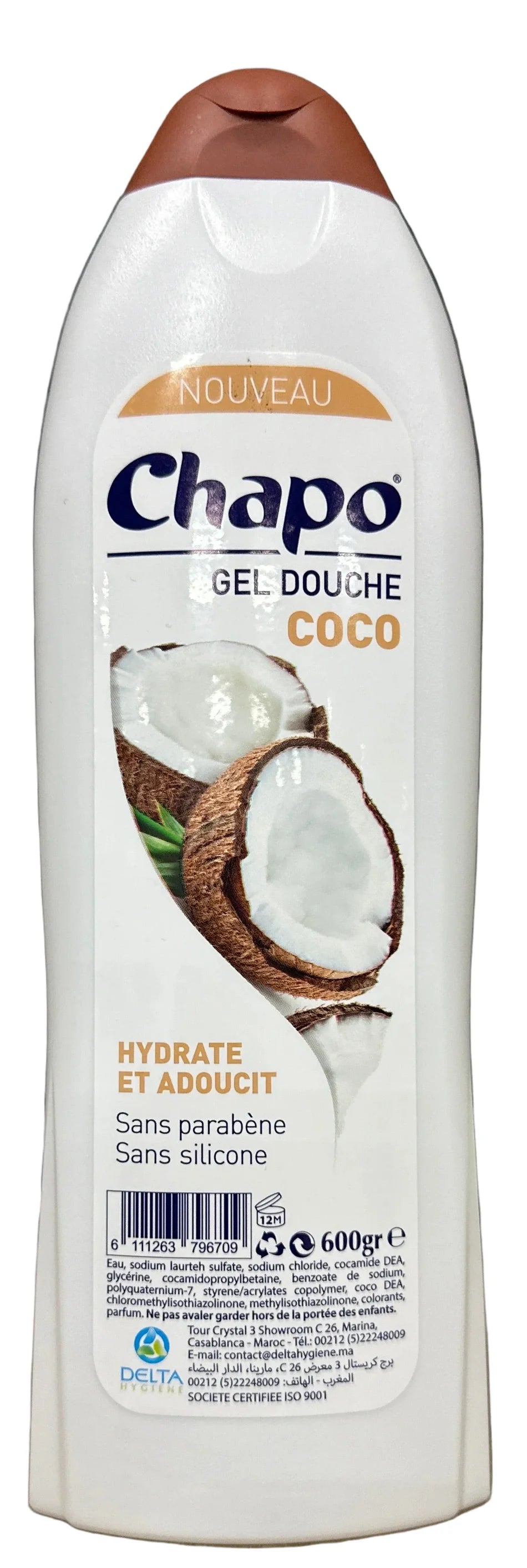 Gel Douche Chapo Coco 600g x14