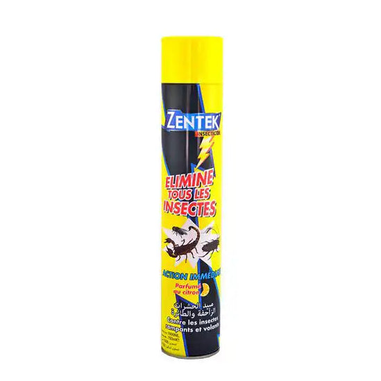 Aérosol TNS ZENTEK 200 ml net jaune - 24 unités