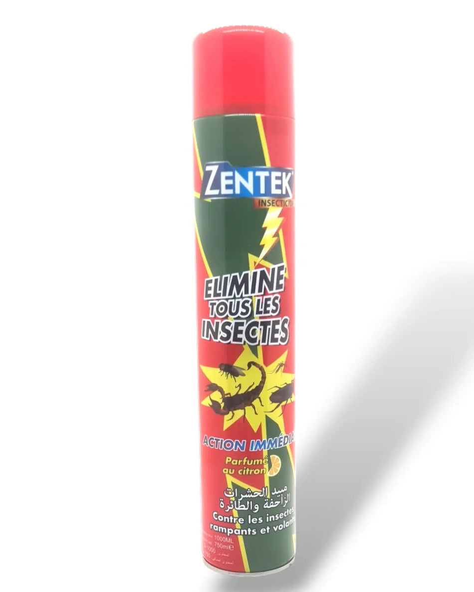 Aérosol TNS ZENTEK 750 ml net rouge - 24 unités