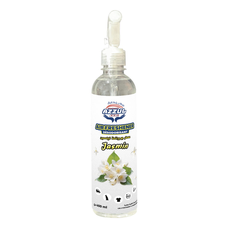 Air Freshner parfumé Jasmin 400 ML AZZUL - 12 unités