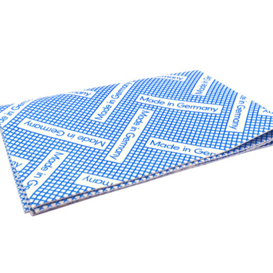 Blue printed mop made in Germany, 100% viscose - 100 units