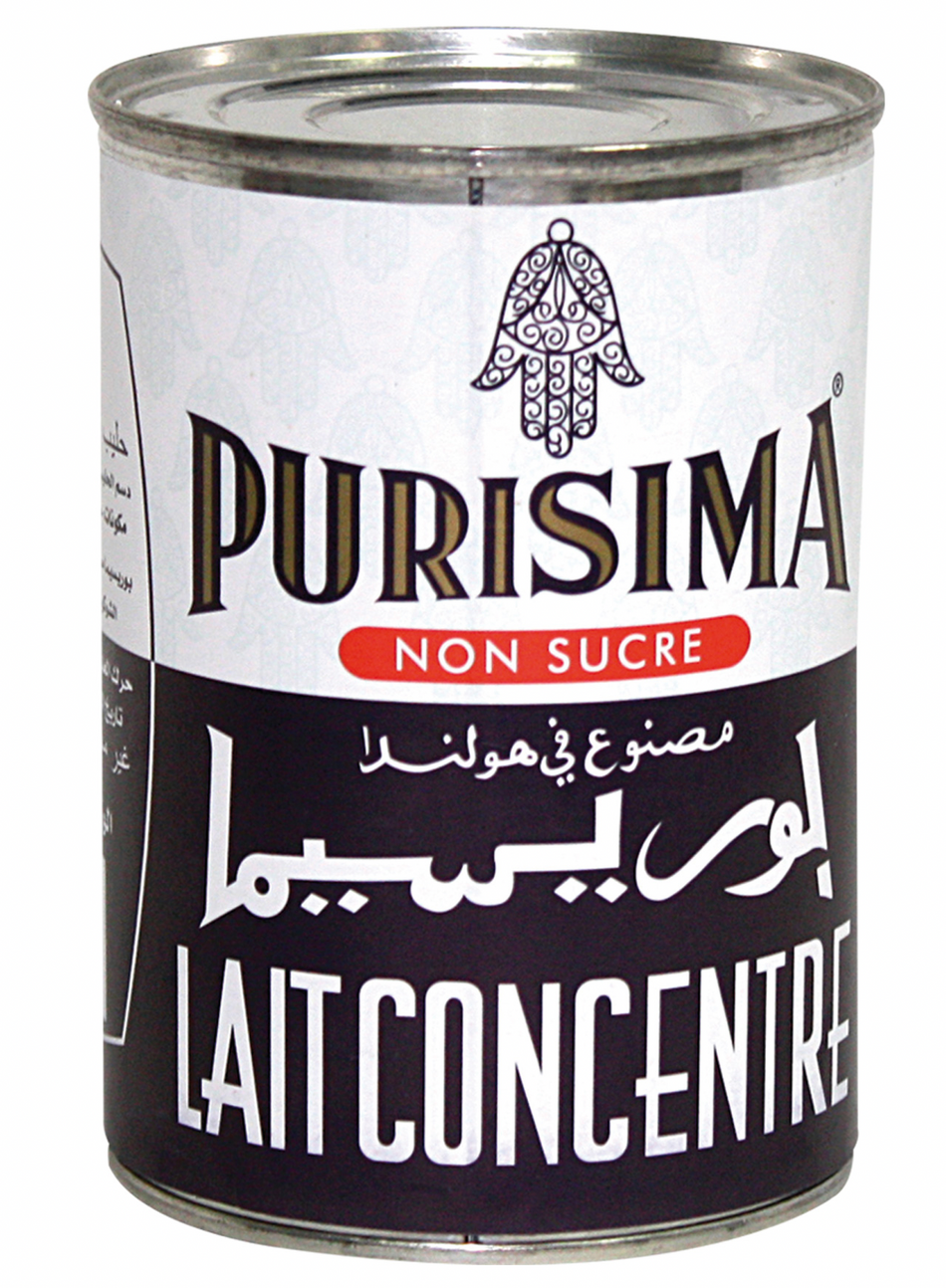 Lait Concentré Sans Sucre Purisima 170g x 48