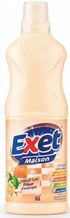 Nettoyant sol maison fleur d'oranger EXET 1L