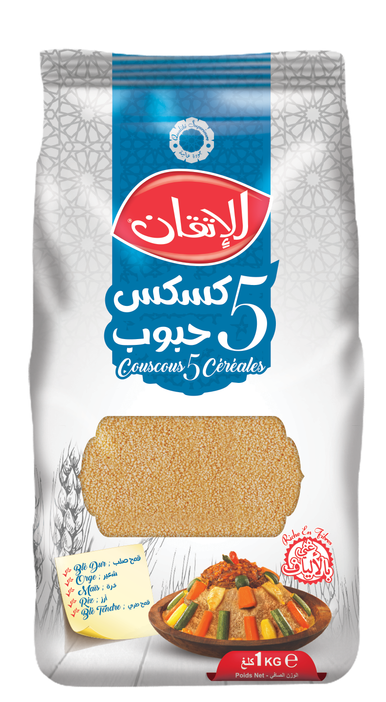 Couscous 5 cereales Alitkane 1Kg - 15 unités